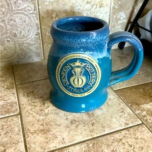 Deneen Pottery Peacock Retro Logo Mug